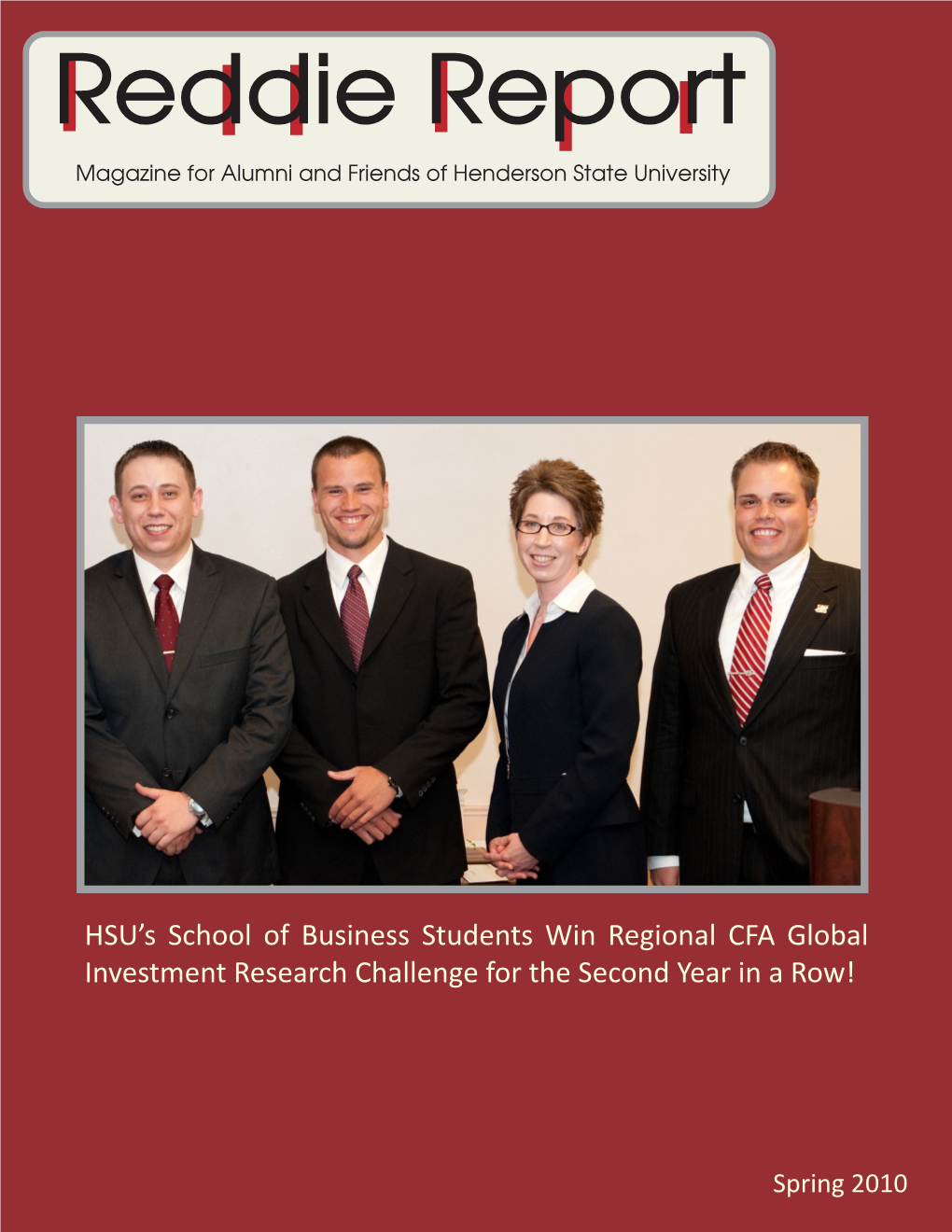 Reddie Report Magazine for Alumni and Friends of Henderson State University