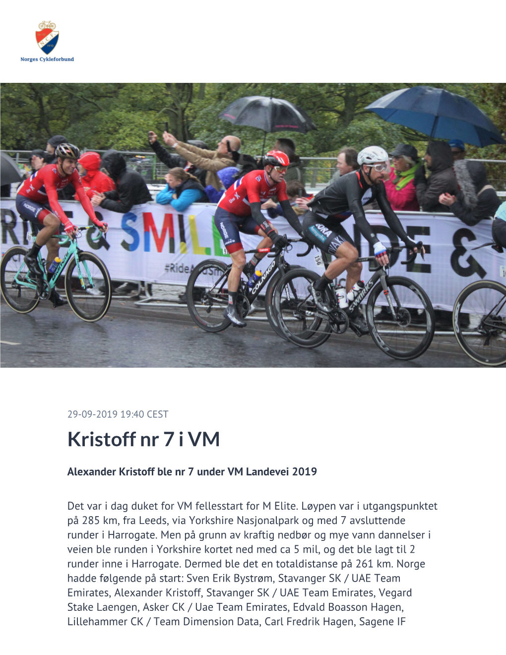 Kristoff Nr 7 I VM