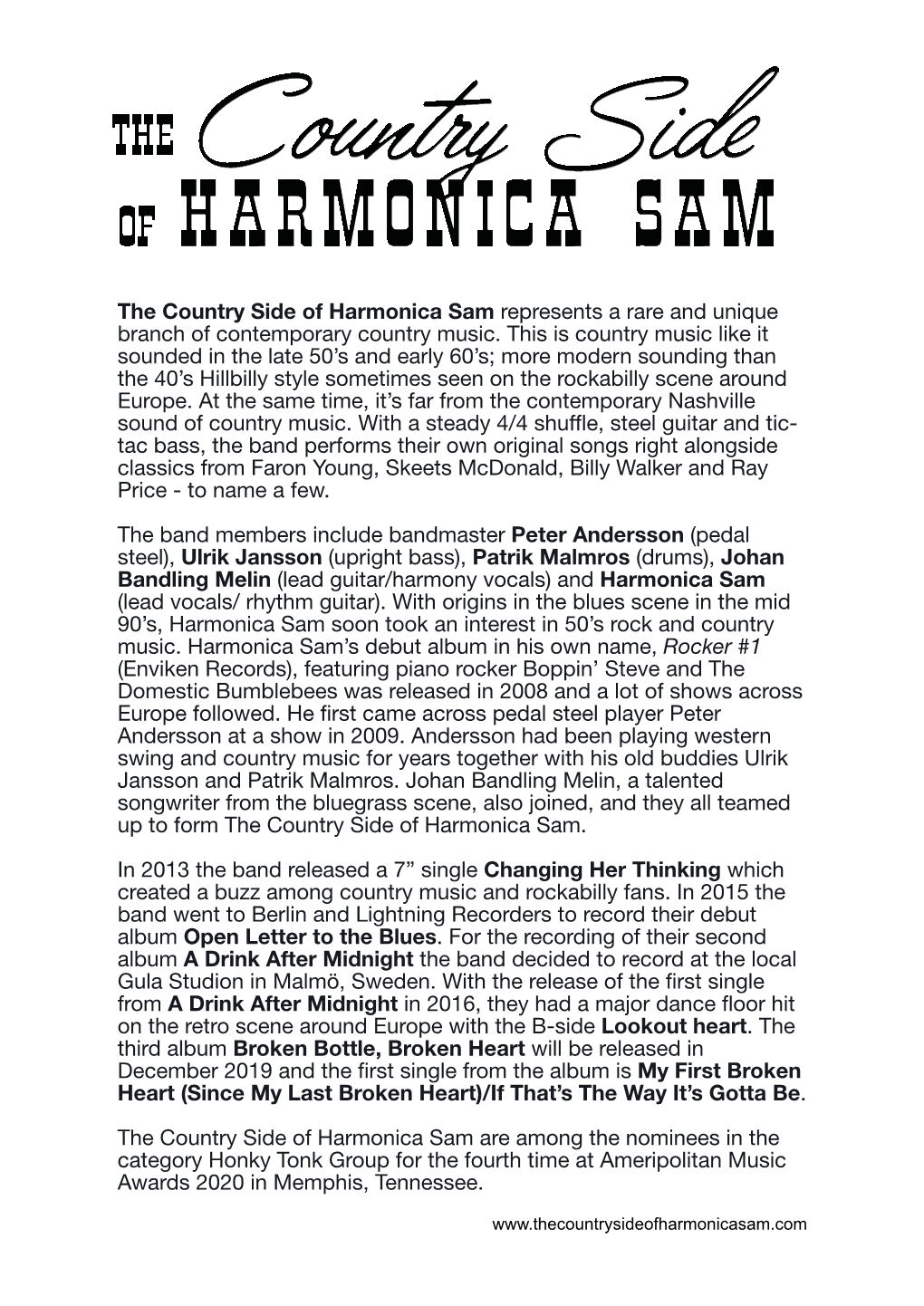 Bio the Country Side of Harmonica