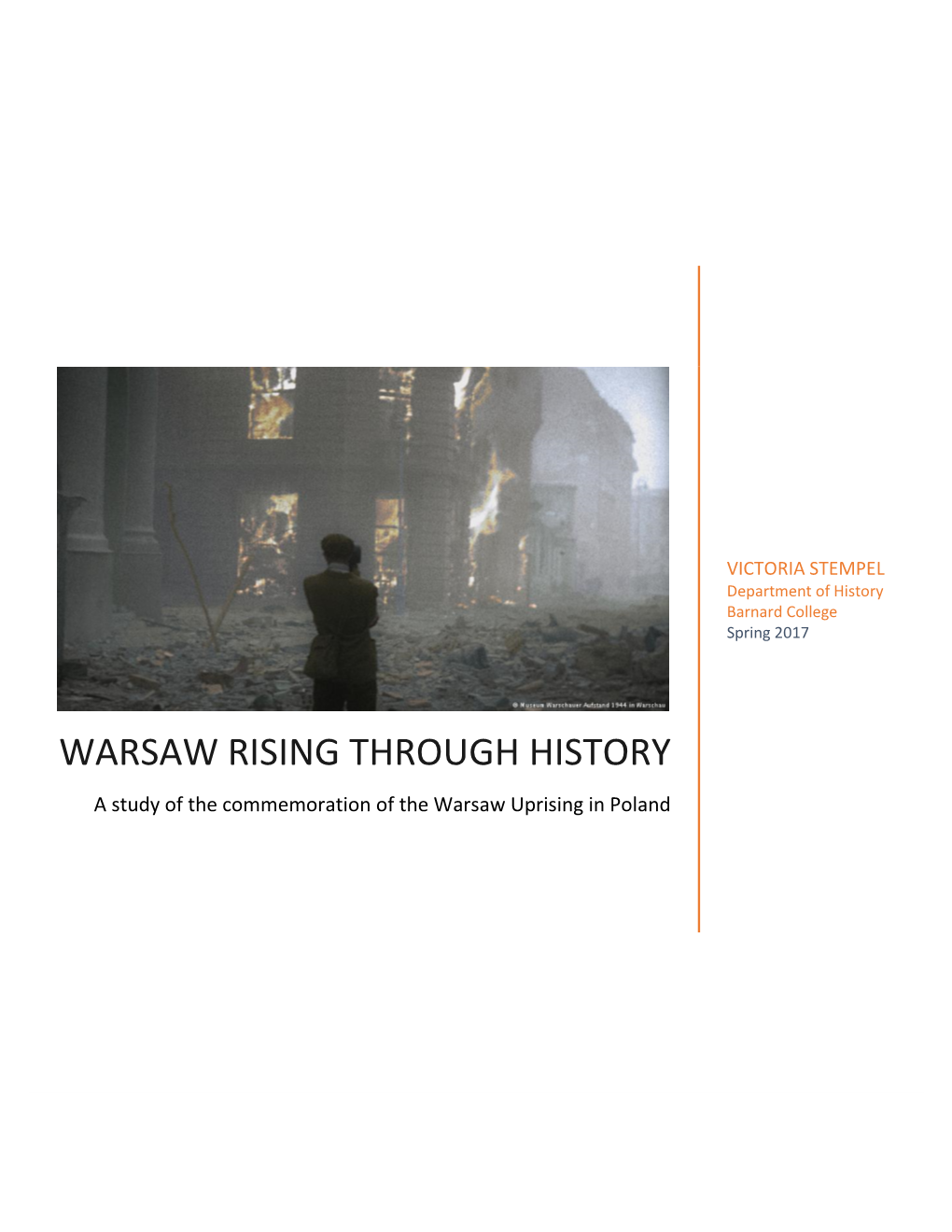 Warsaw Rising Through History