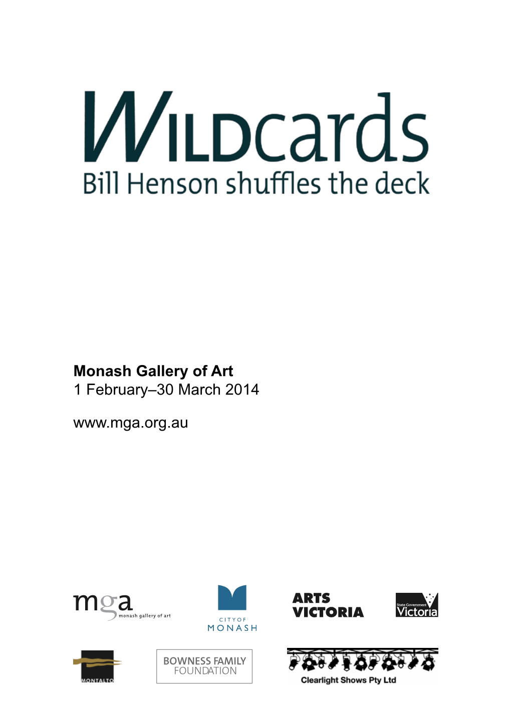 Monash Gallery of Art 1 February–30 March 2014