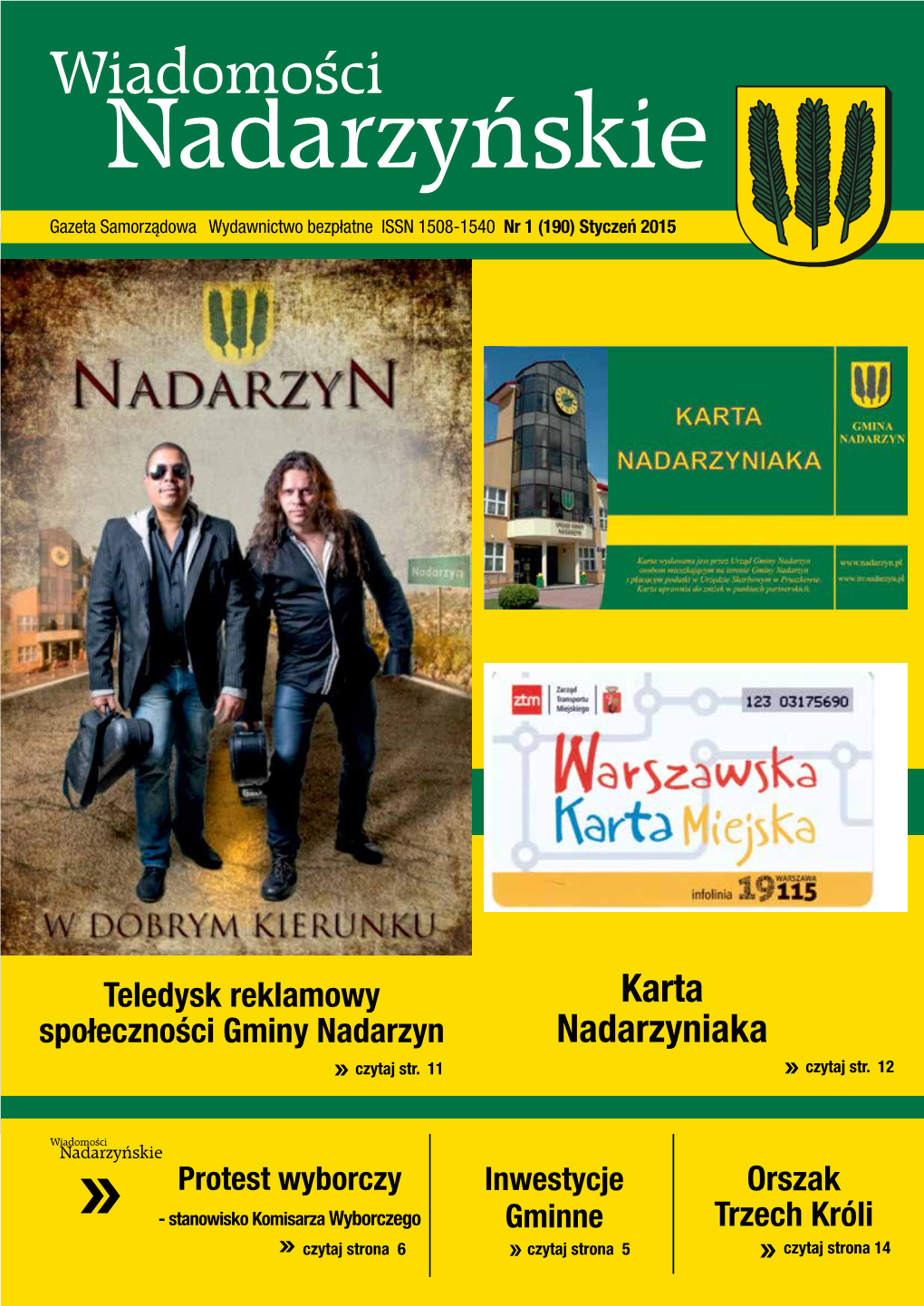 KARTA NADARZYNIAKA • Salon Fryzjerski „Marzena”, - to Program Skierowany Do Mieszkańców Gminy Nadarzyn Ul