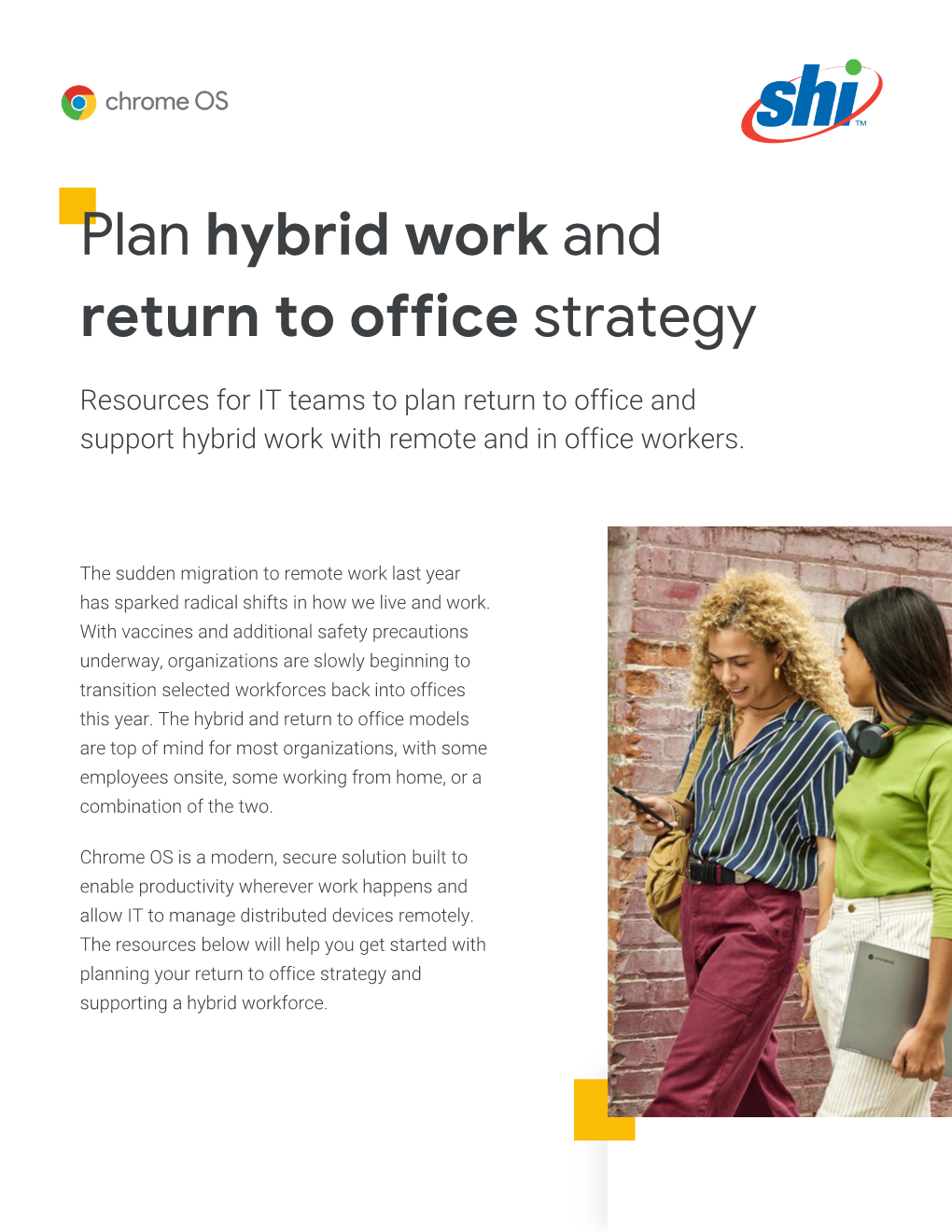 Plan Hybrid Work and Return to Office Strategy