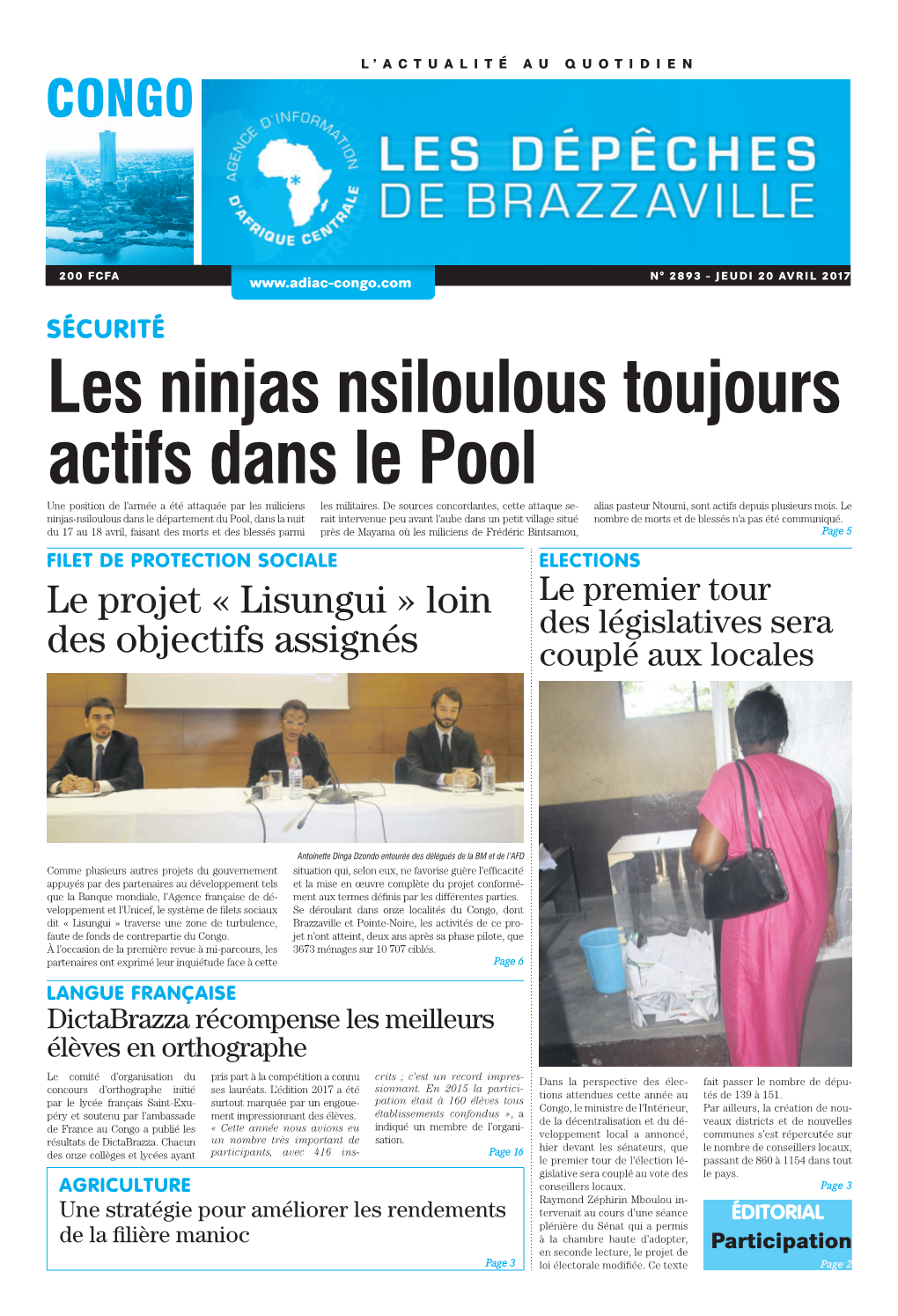 Les Ninjas Nsiloulous Toujours Actifs Dans Le Pool Une Position De L’Armée a Été Attaquée Par Les Miliciens Les Militaires