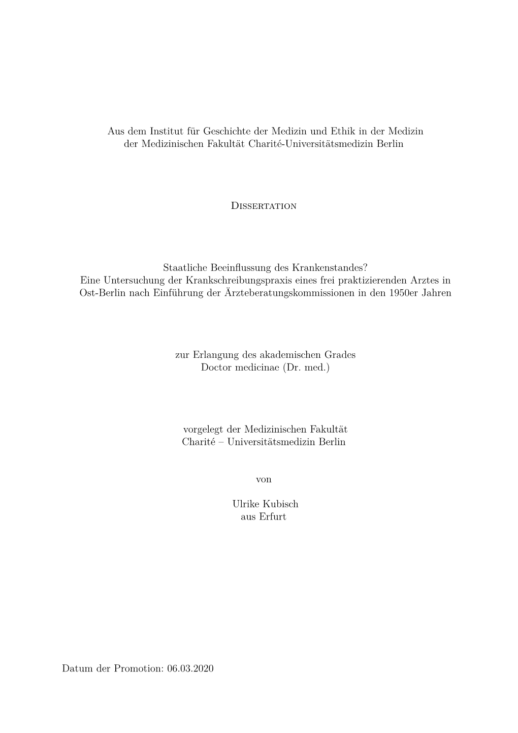 Dissertation U.Kubisch.Pdf