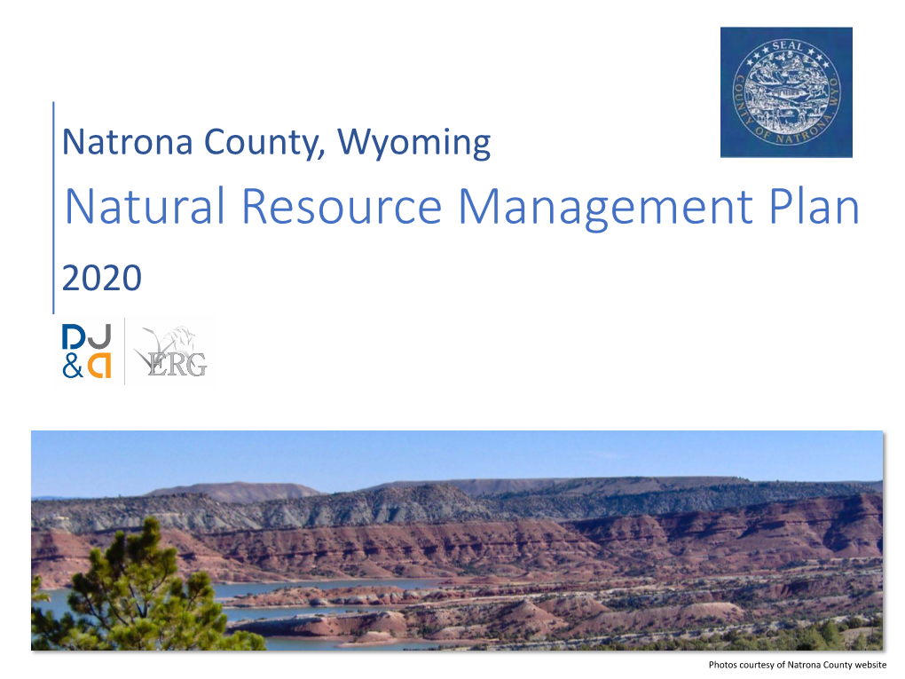 Natural Resource Management Plan 2020