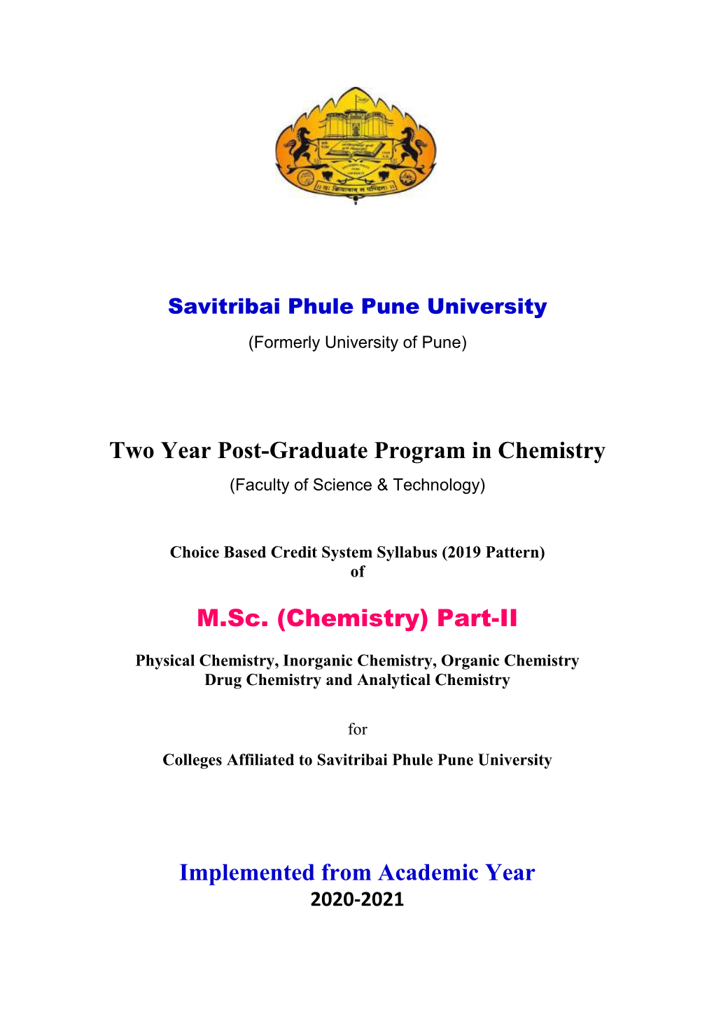 Chemistry (Faculty of Science & Technology)