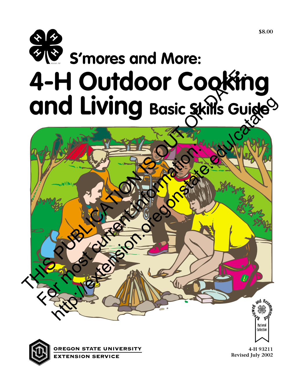 4-H Outdoor Cooking and Living Basic Skills Guide Introduction