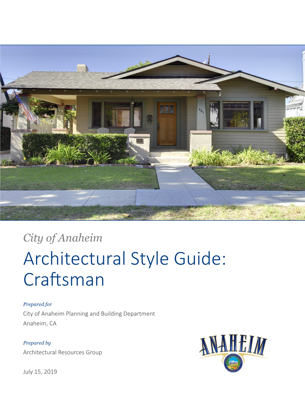 Architectural Style Guide: Craftsman