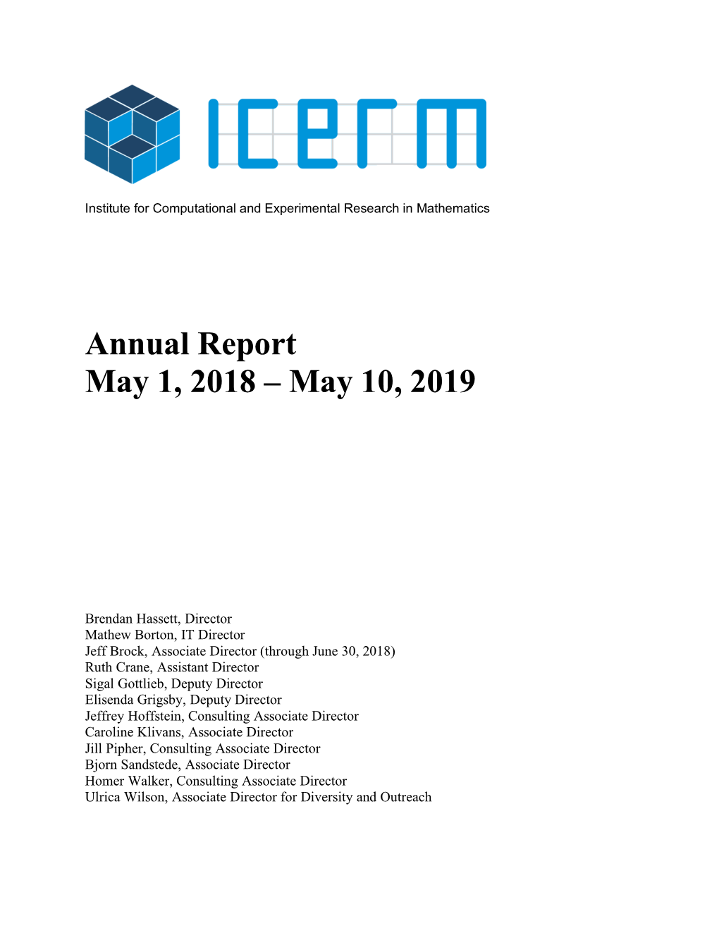 2018-2019 Annual Report