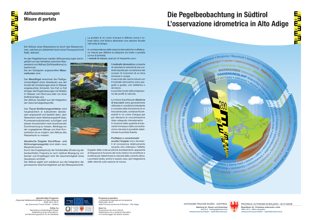 L'osservazione Idrometrica in Alto Adige