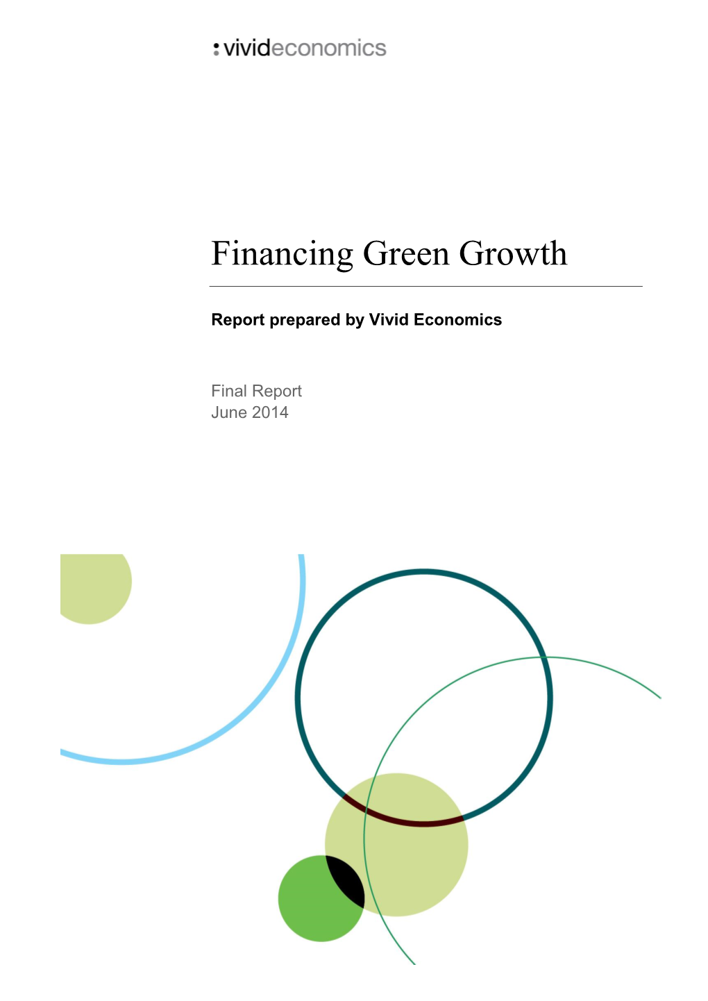 Financing Green Growth