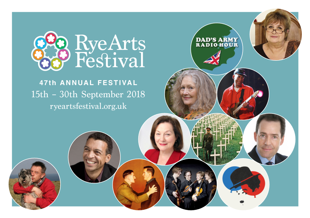 15Th – 30Th September 2018 Ryeartsfestival.Org.Uk Venue Map