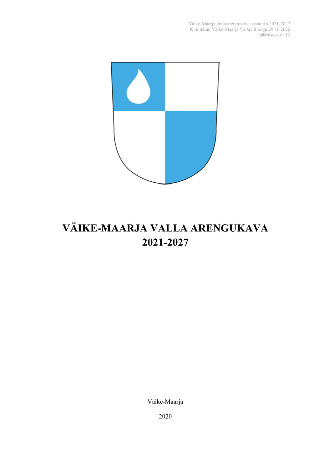 Väike-Maarja Valla Arengukava 2021-2027