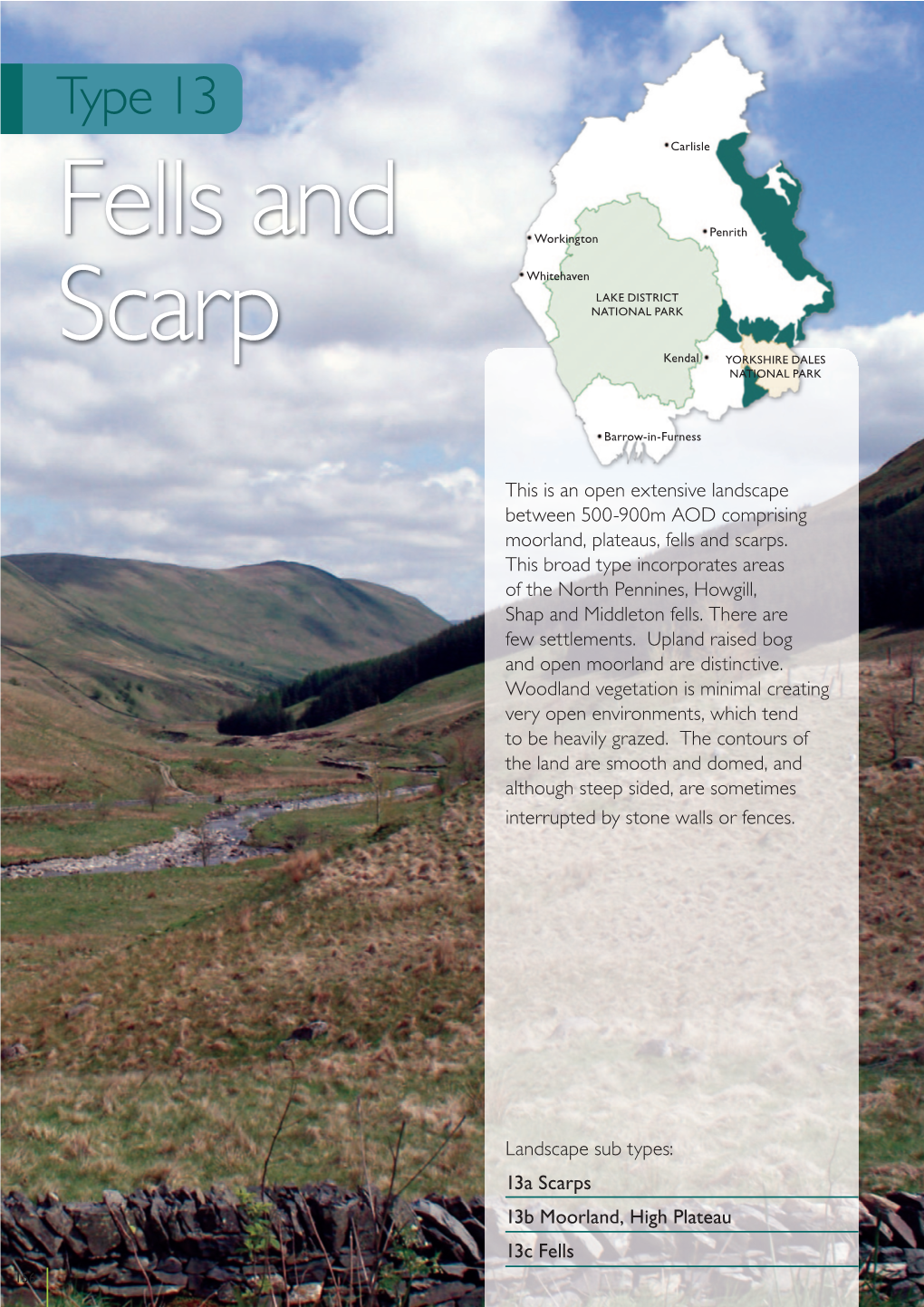 Landscape Character Type 13 Fells and Scarp