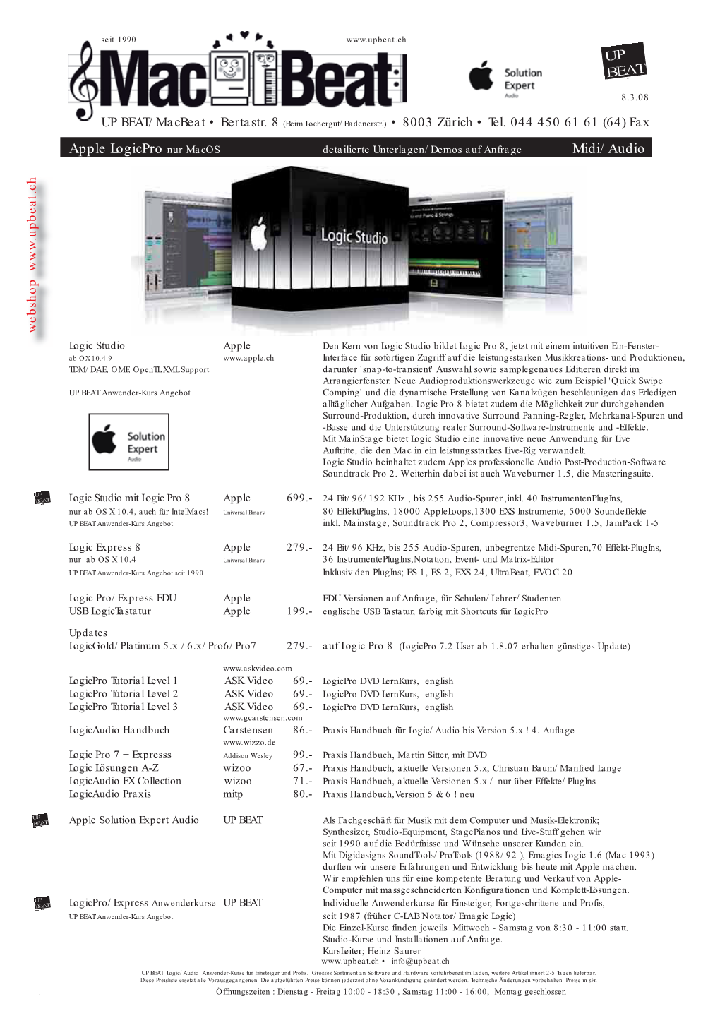 Apple Logicpro Nur Macos Midi/Audio