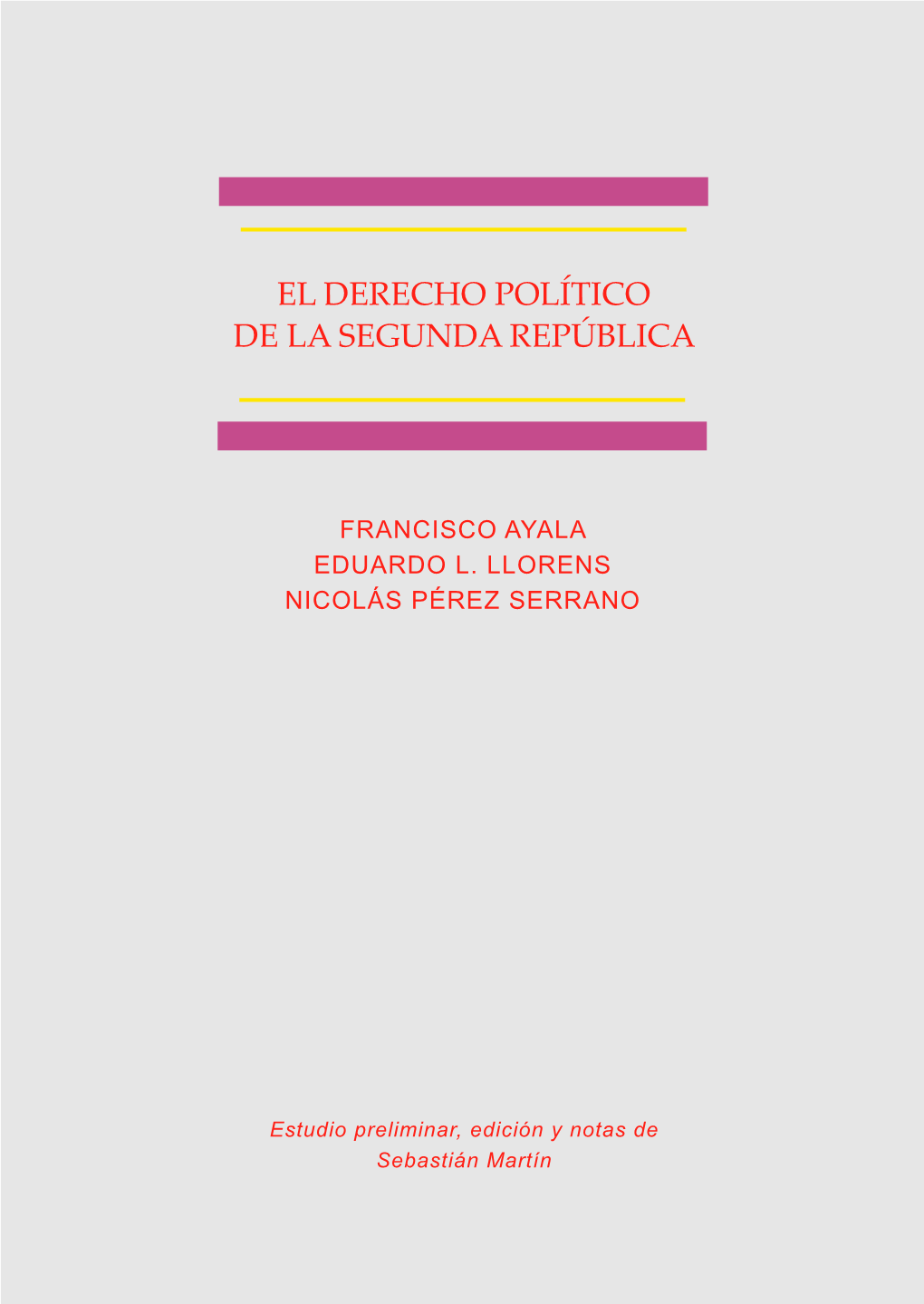 El Derecho Político De La Segunda República