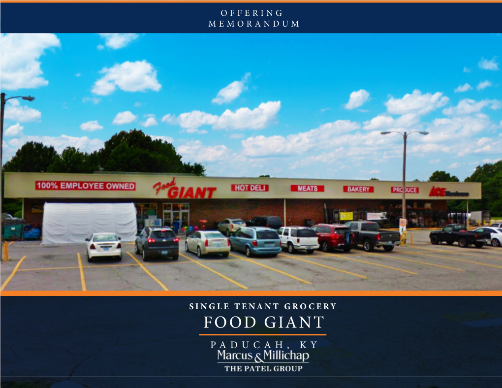 Food Giant Paducah, Ky Non-Endorsement & Disclaimer Notice