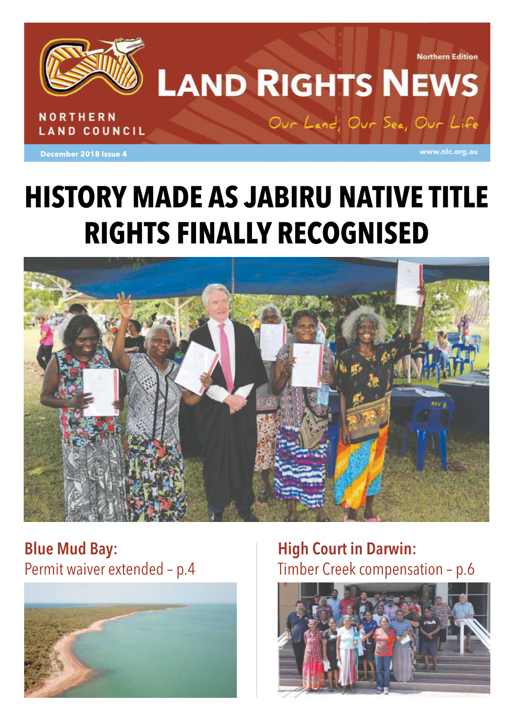 History Made As Jabiru Native Title Rights Finally Recognised