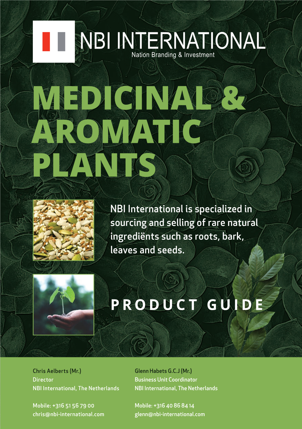 NBI International-Medicinal and Aromatic Plants Product Guide