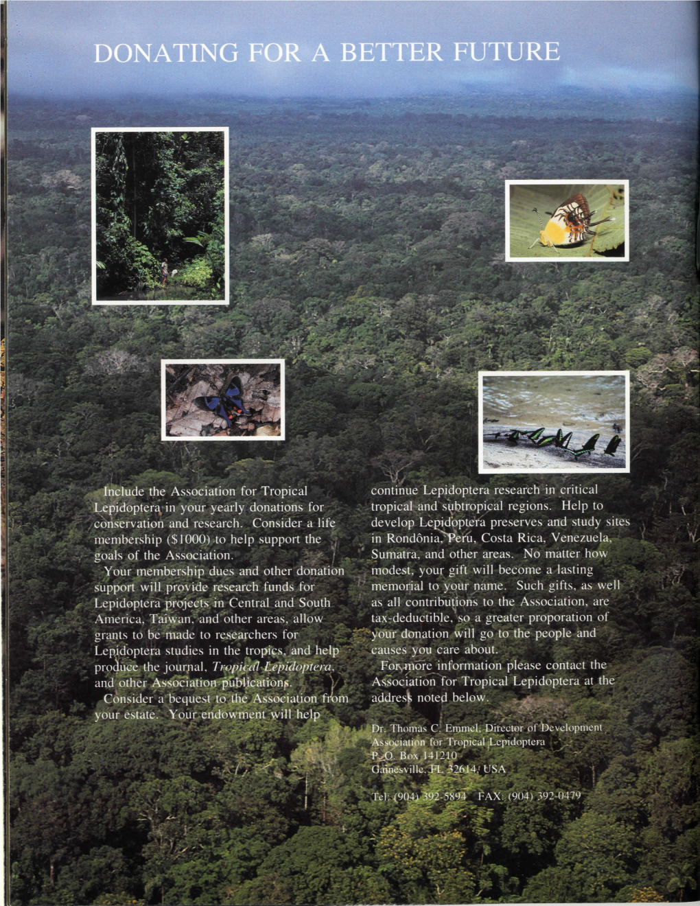 Butterflies and Conservation in the National Parks of Thailand