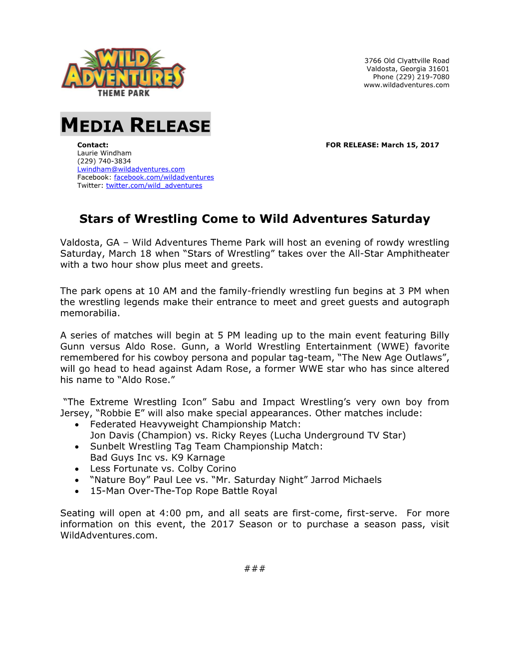 Media Release