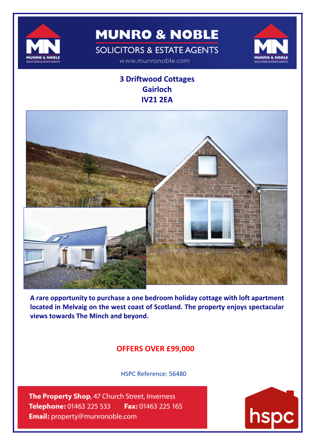 3 Driftwood Cottages Gairloch IV21 2EA OFFERS OVER £99,000