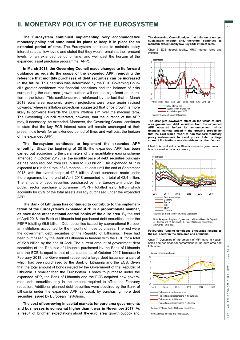 Ii. Monetary Policy of the Eurosystem 7