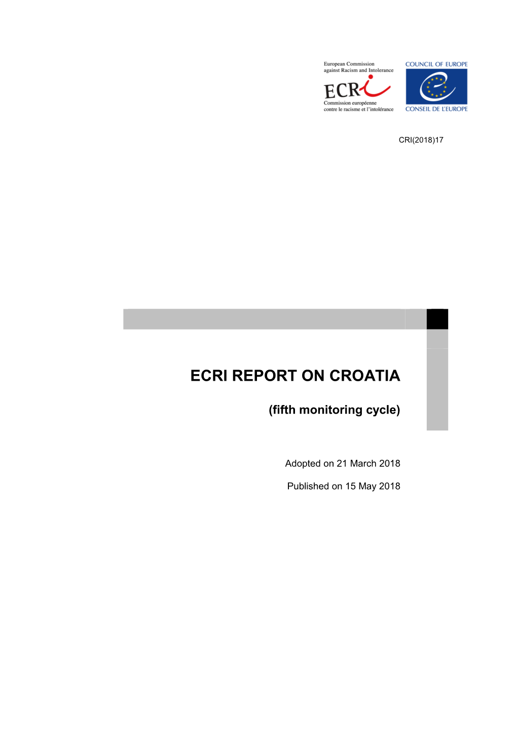 Ecri Report on Croatia