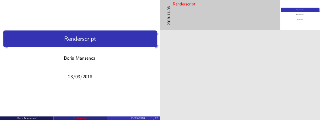 Renderscript