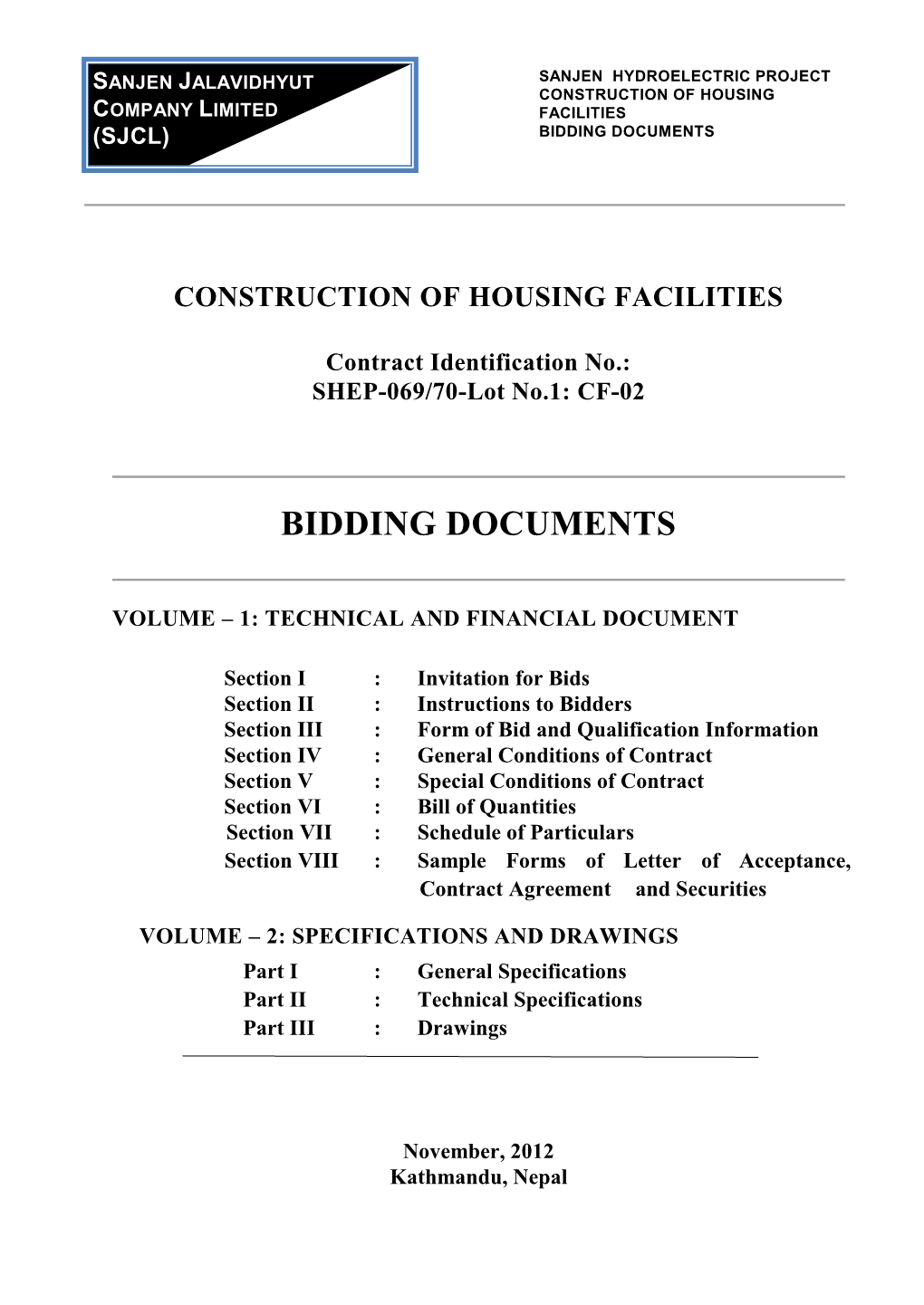Chilime Bidding Documents
