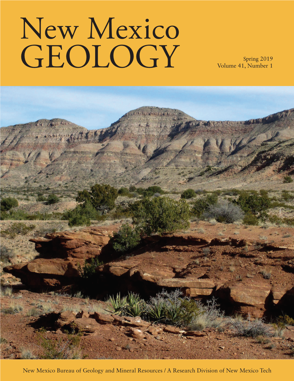 New Mexico Geology, V. 41, N. 1, 2019