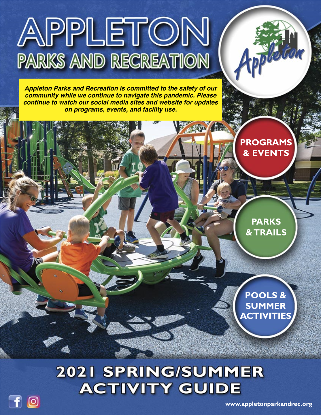 Pools & Summer Activities Parks & Trails Programs