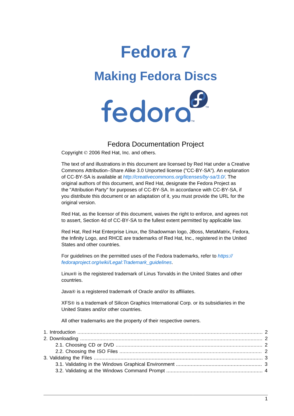 Making Fedora Discs