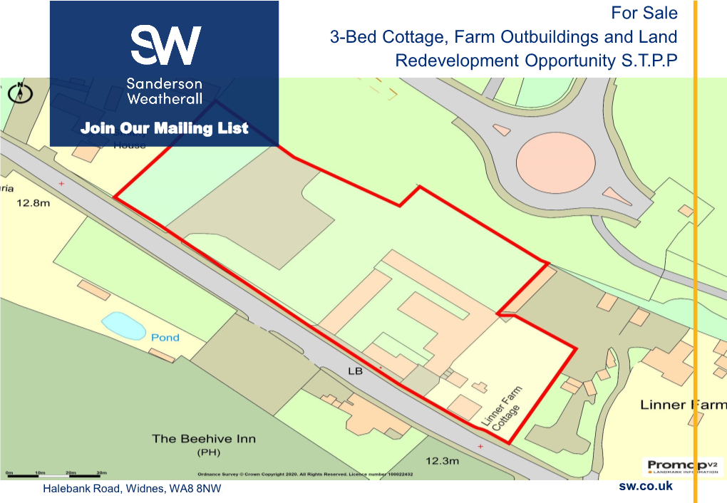 For Sale 3-Bed Cottage, Farm Outbuildings and Land Redevelopment Opportunity S.T.P.P