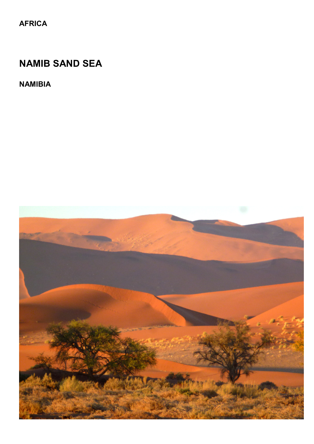 Namib Sand Sea