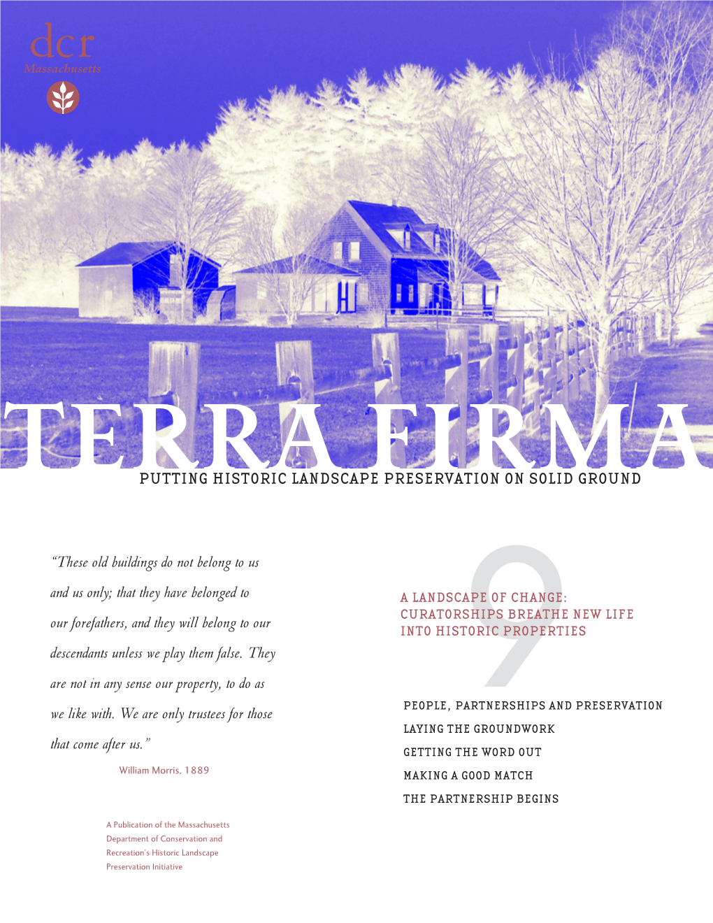 Terra Firma Putting Historic Landscape Preservation on Solid Ground