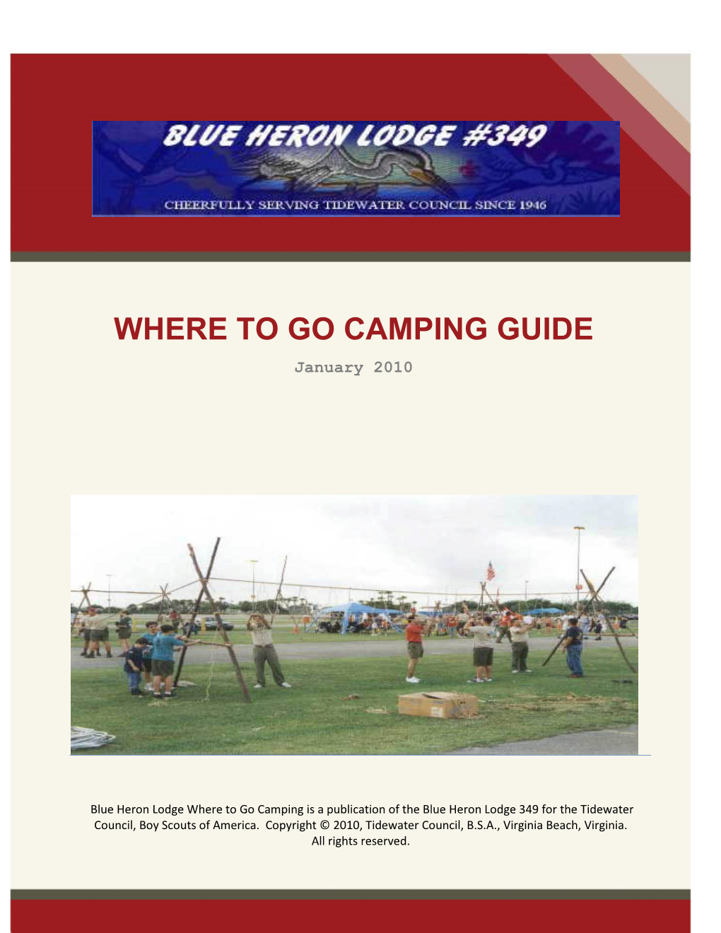 Where to Go Camping Guide”
