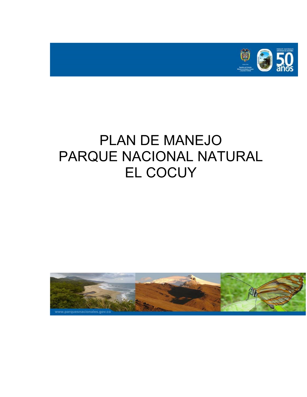 Plan De Manejo PNN El Cocuy