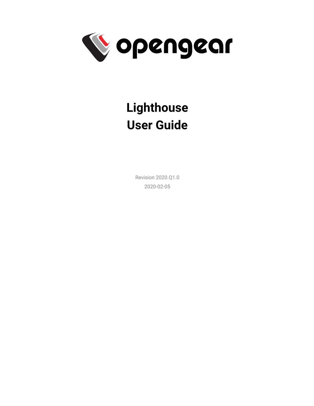 Lighthouse User Guide