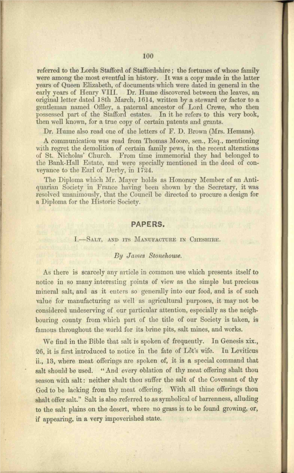 100 Referred to the Lords Stafford of Staffordshire; the Fortunes of Whose Family Were Among the Most Eventful in History