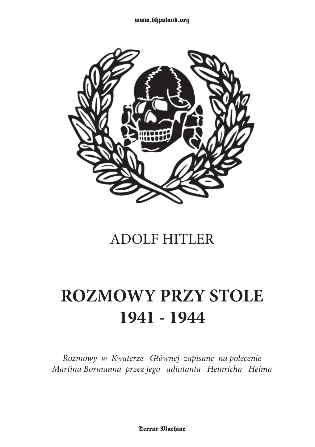 Rozmowy Przy Stole 1941 - 1944