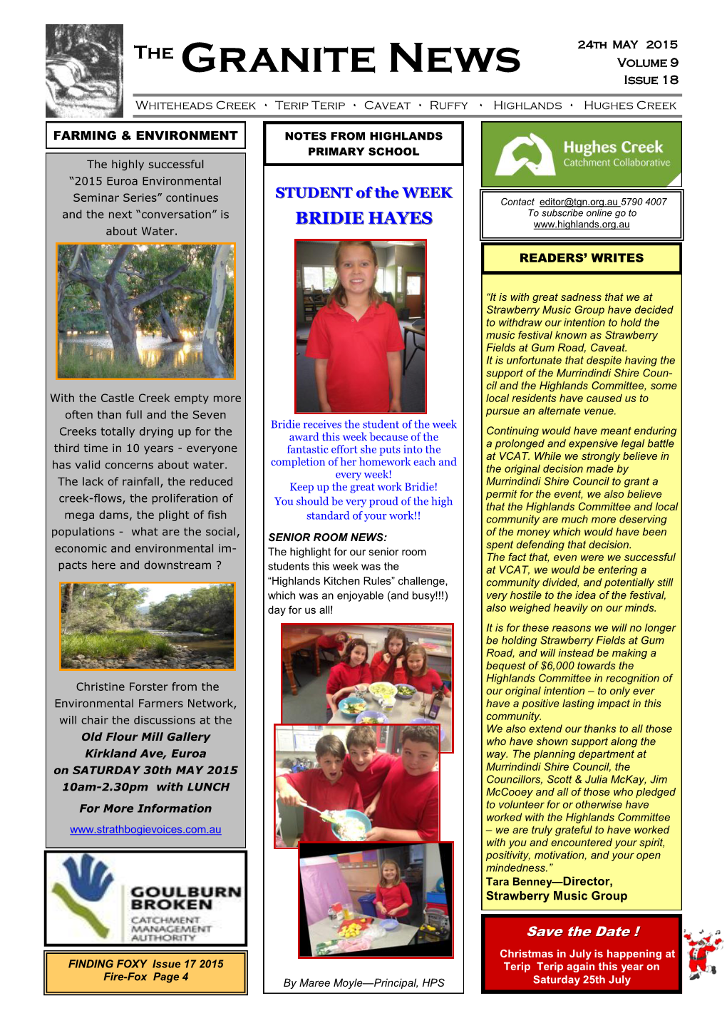 Granite News Volume 9 Issue 18