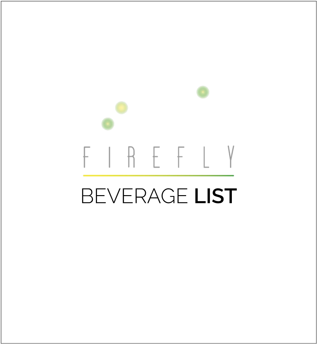 Beverage List