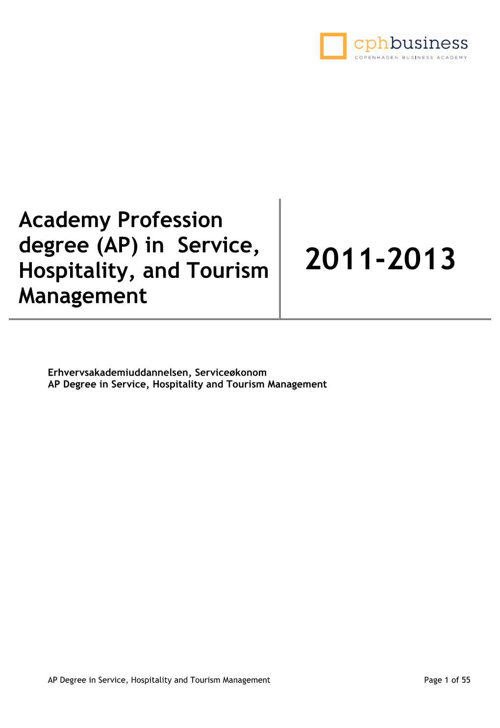 (AP) in Service, Hospitality, and Tourism Management