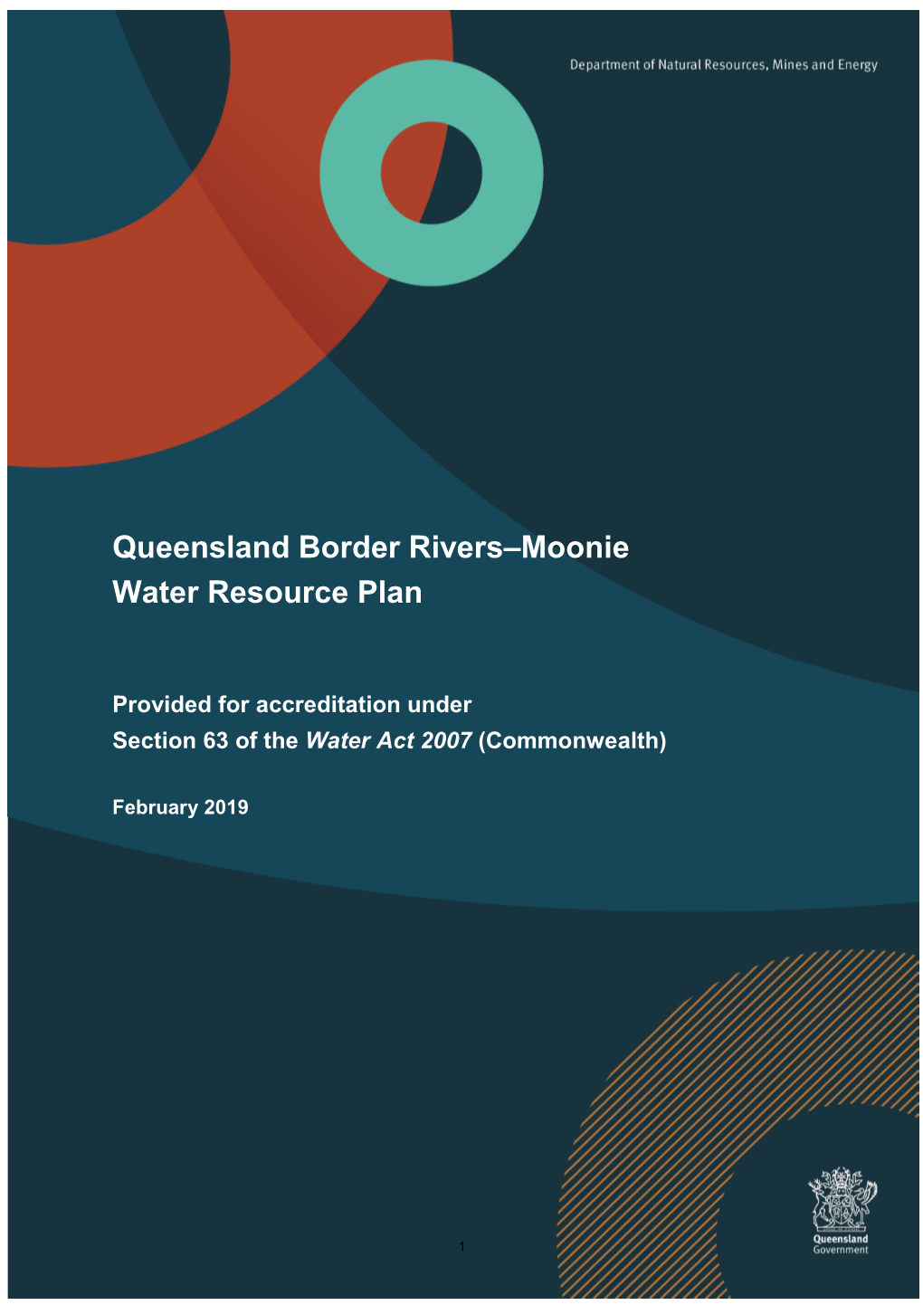 Queensland Border Rivers–Moonie Water Resource Plan 2019