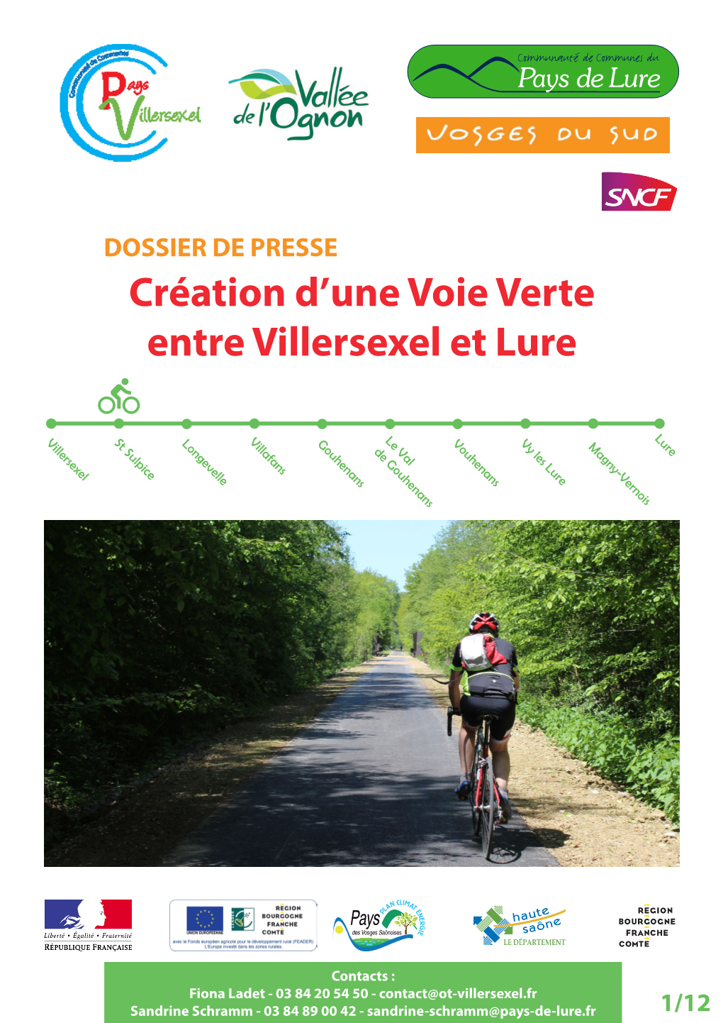 Création D'une Voie Verte Entre Villersexel Et Lure