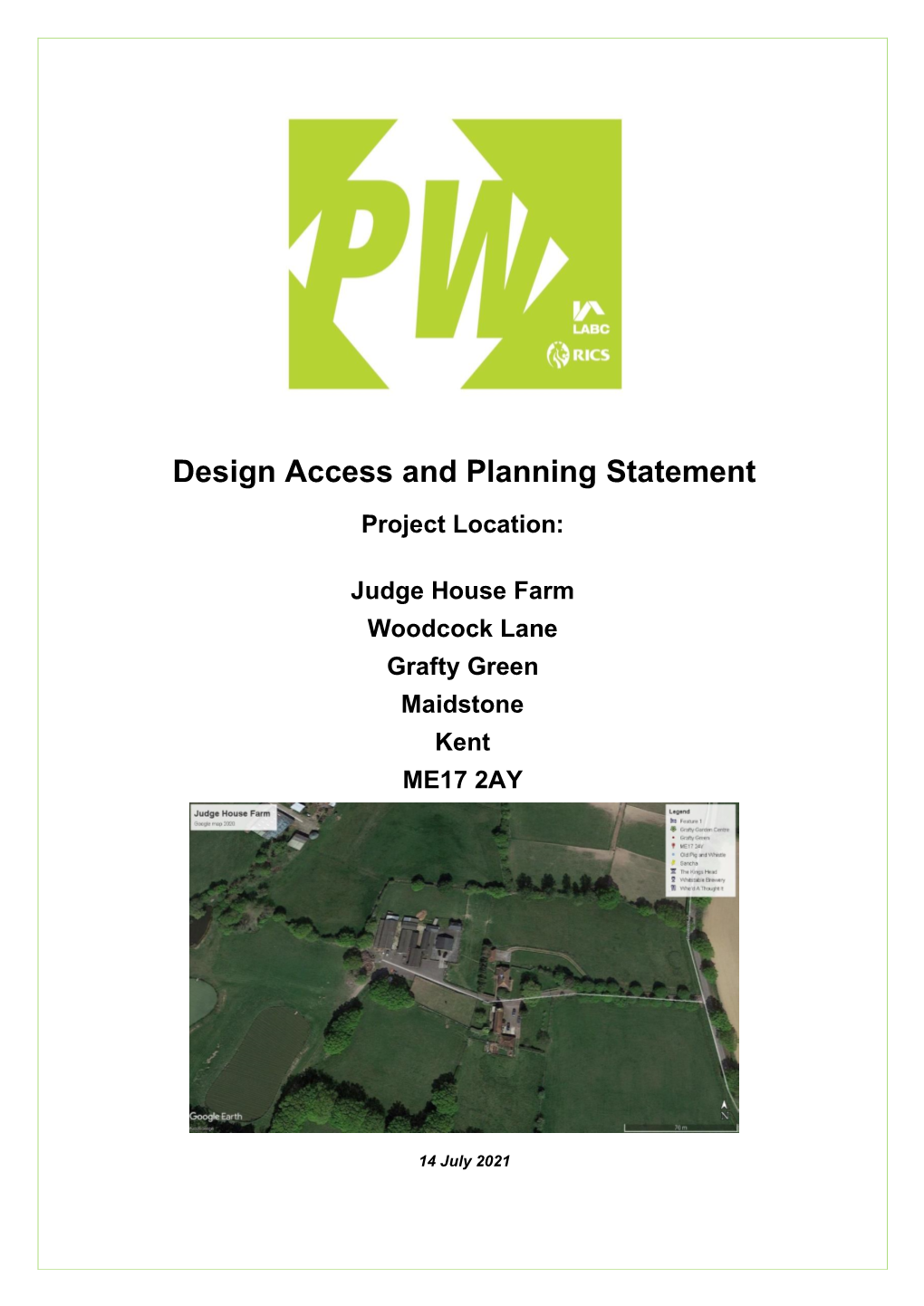 Design Access and Planning Statement Project Location