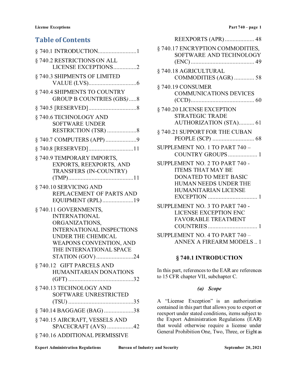 Table of Contents REEXPORTS (APR)