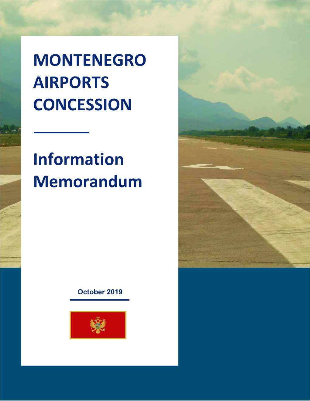 MONTENEGRO AIRPORTS CONCESSION Information
